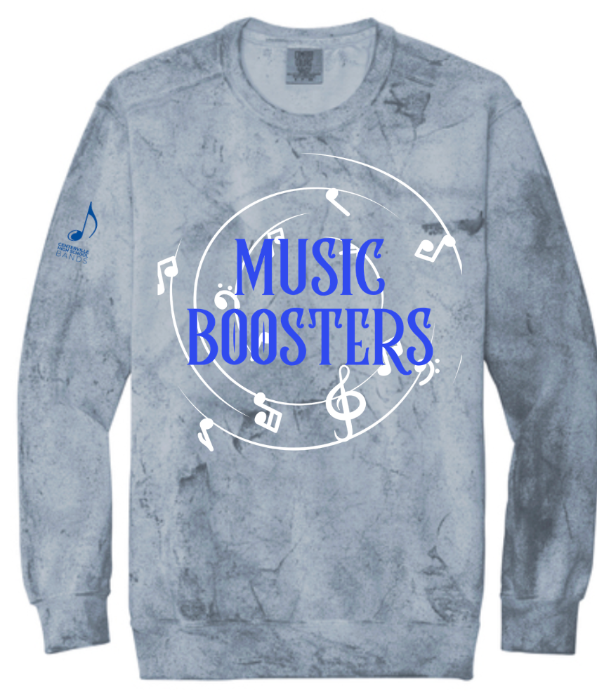 COMFORT COLOR- COLOR BLAST MUSIC BOOSTERS SHIRTS WITH DESIGN VARIATIONS (Copy)