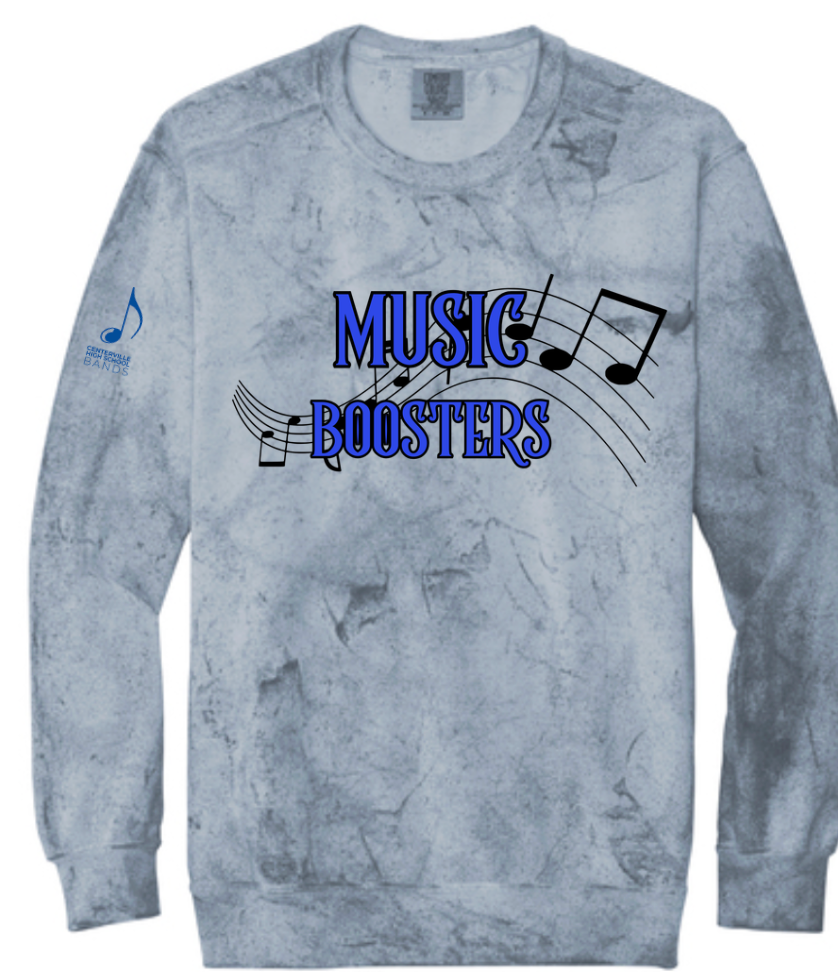 COMFORT COLOR- COLOR BLAST MUSIC BOOSTERS SHIRTS WITH DESIGN VARIATIONS (Copy)