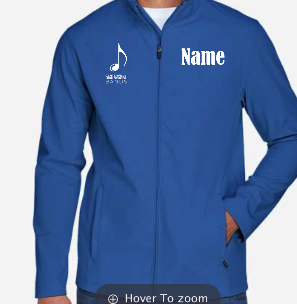 MUSIC BOOSTERS SOFT SHELL BOMBER ZIPPER JACKETS