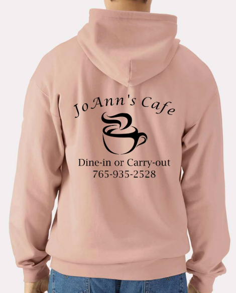 JOANN’S CAFE ADULT ZIP UP HOODIES