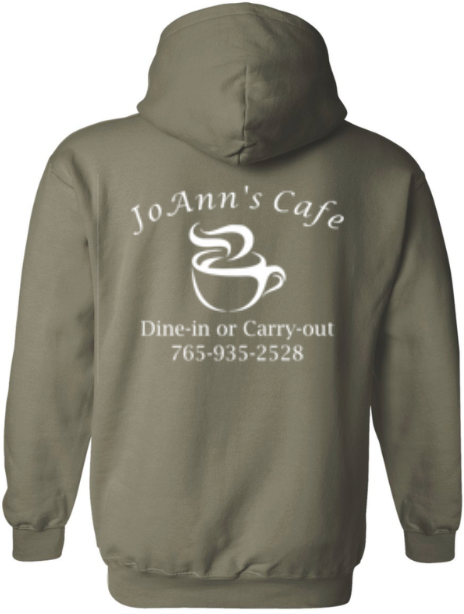 JOANN’S CAFE ADULT ZIP UP HOODIES