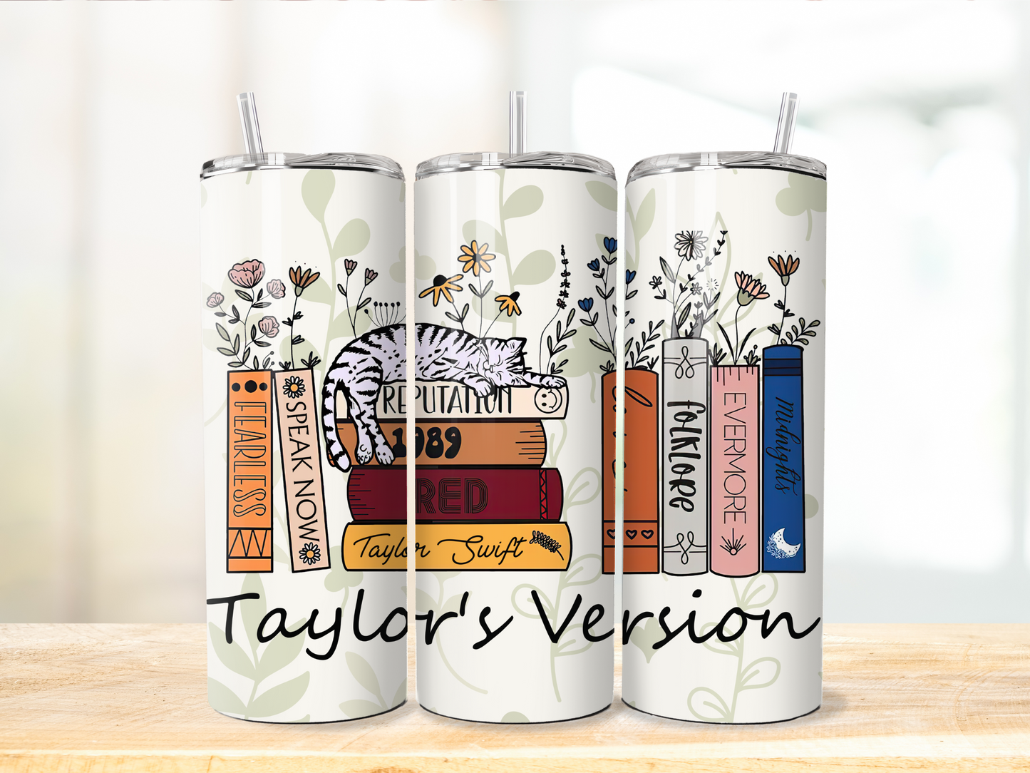 TAYLOR SWIFT SWIFTIE 20 OZ- MULTIPLE DESIGNS