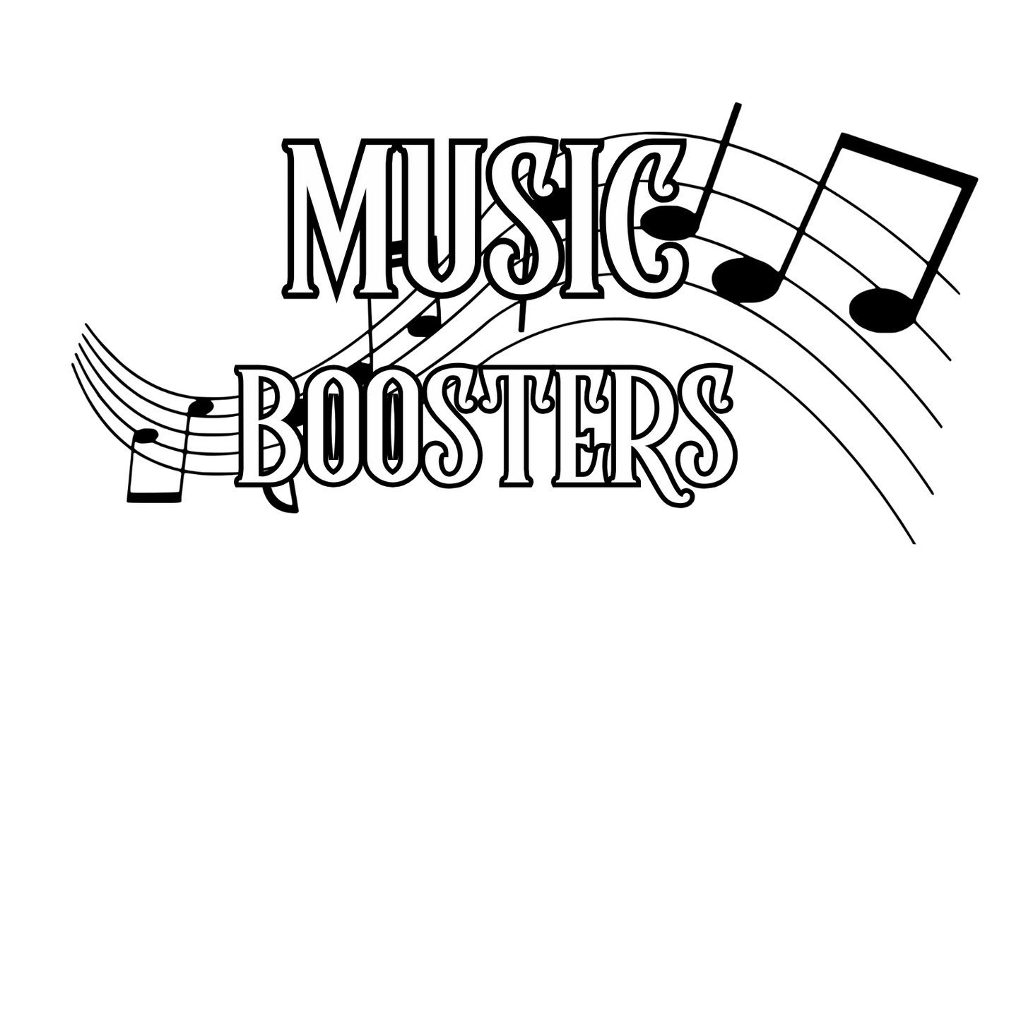 MUSIC BOOSTERS SOFT SHELL BOMBER ZIPPER JACKETS